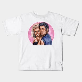 Olivia Newton-John, John Travolta Kids T-Shirt